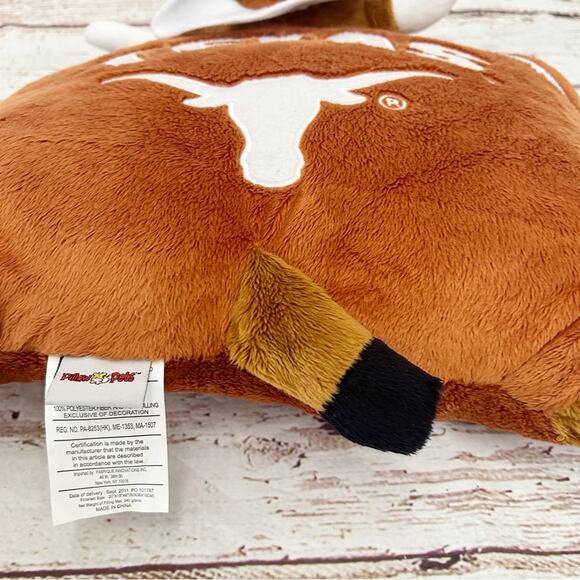 TEXAS LONGHORNS Pillow Pet Plush - Picture 9 of 14